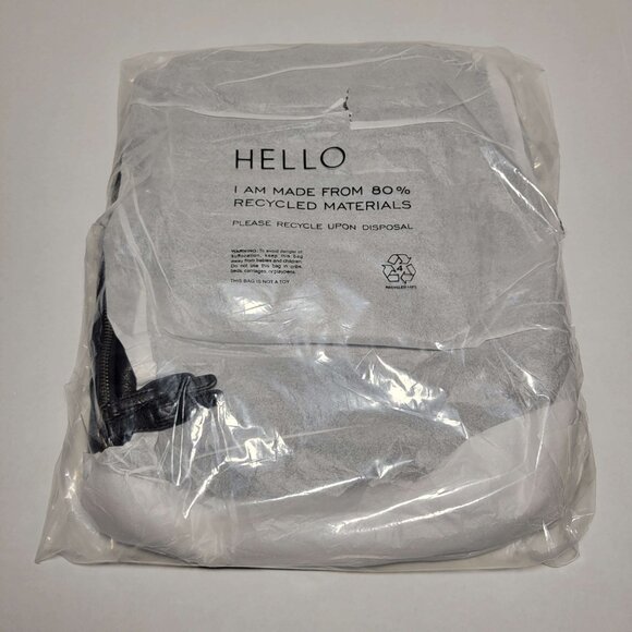 Free People East End Leather Backpack in True Black - Picture 5 of 7